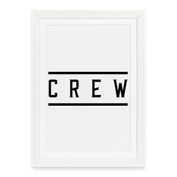 équipage - Affiche encadrée (27 × 37 cm) - blanc - Devant