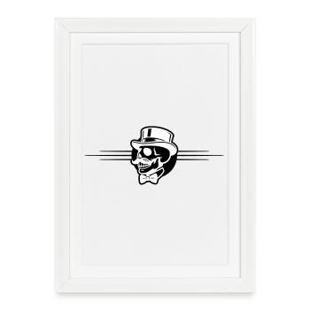 Groom Skeleton - Framed poster (27 × 37 cm) - white - Front