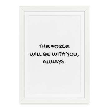 Cinema - Quotes - Film - Citations - Zitat - Humor - Framed poster (27 × 37 cm) - white - Front