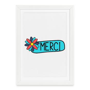 MISTRESS. MASTER. THANK YOU. THANK YOU MISTRESS - Framed poster (27 × 37 cm) - white - Front