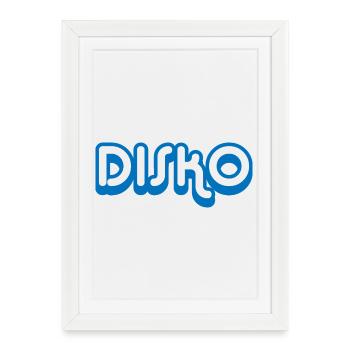 DISCO Nicki - Framed poster (27 × 37 cm) - white - Front