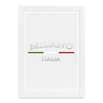 Design Cuisine Milano Italy - Framed poster (27 × 37 cm) - white - Front