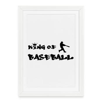 The King of Baseball - Framed poster (27 × 37 cm) - white - Front