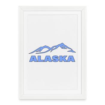 Alaska - Affiche encadrée (27 × 37 cm) - blanc - Devant