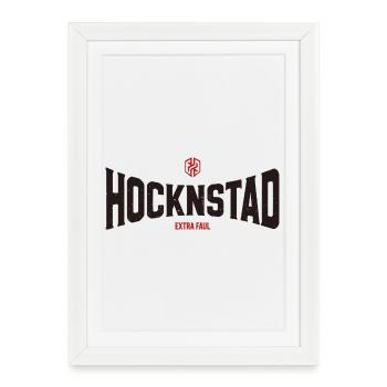 Hocknstad - Framed poster (27 × 37 cm) - white - Front