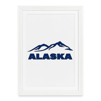 Alaska - Affiche encadrée (27 × 37 cm) - blanc - Devant