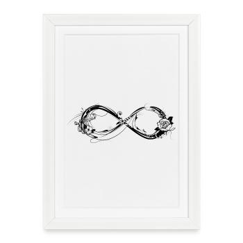 A symbol of infinity - Affiche encadrée (27 × 37 cm) - blanc - Devant
