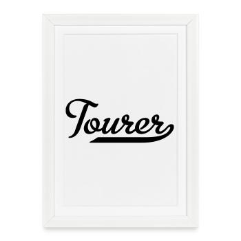 2541614 112658513 touriste - Affiche encadrée (27 × 37 cm) - blanc - Devant