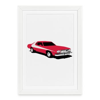 SH_Gran_Torino - Affiche encadrée (27 × 37 cm) - blanc - Devant