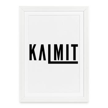 Kalmit naturel - Affiche encadrée (27 × 37 cm) - blanc - Devant