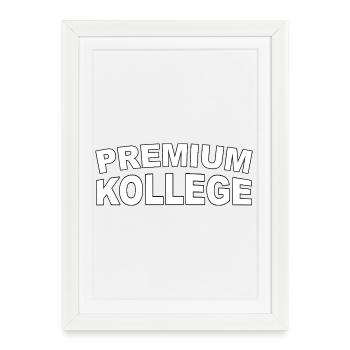 Premium Colleague - Diction drôle - Affiche encadrée (27 × 37 cm) - blanc - Devant