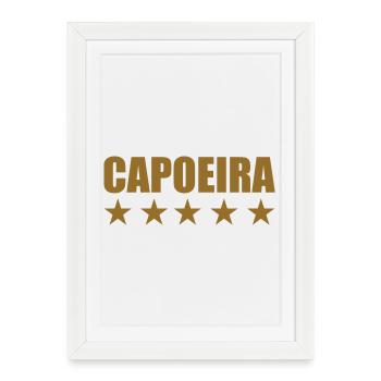 Capoeira - Fighting - Dance - Framed poster (27 × 37 cm) - white - Front