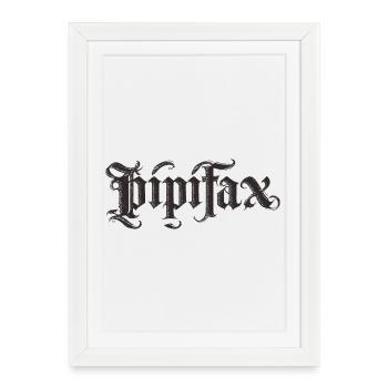 Bêtise - Affiche encadrée (27 × 37 cm) - blanc - Devant