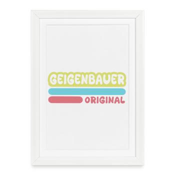Violin maker as a saying - Framed poster (27 × 37 cm) - white - Front