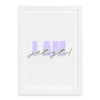 I_AM - Framed poster (27 × 37 cm) - white - Front