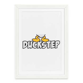 Duck Step - Framed poster (27 × 37 cm) - white - Front
