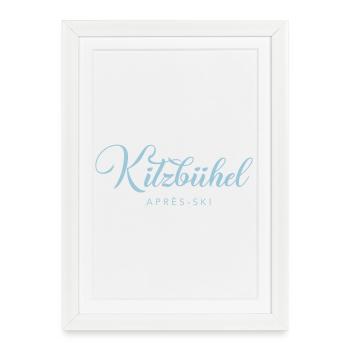 KITZBÜHEL Apres-Ski Austria Österreich - Framed poster (27 × 37 cm) - white - Front