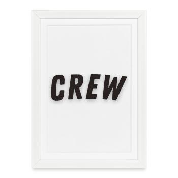 Adventure Crew Design - Framed poster (27 × 37 cm) - white - Front