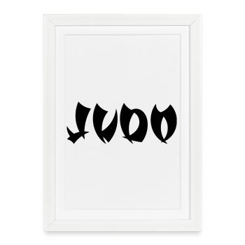 judo - Framed poster (27 × 37 cm) - white - Front
