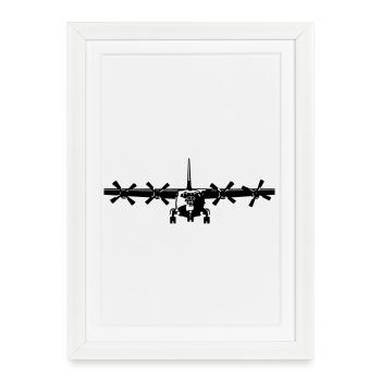 Antonov 12 - Framed poster (27 × 37 cm) - white - Front