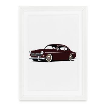 120 Series Single Custom - Framed poster (27 × 37 cm) - white - Front
