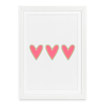 FÊTE DES MERES. MAMAN. MOM. MUM. MAMA. FÊTE - Affiche encadrée (27 × 37 cm) - blanc - Devant