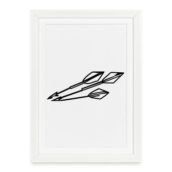 Archery Arrows - Framed poster (27 × 37 cm) - white - Front