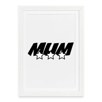 Best Mom - Mother's Day - Framed poster (27 × 37 cm) - white - Front