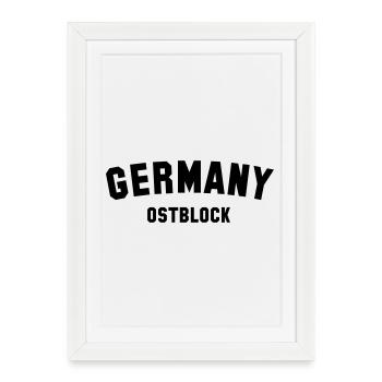 OSTBLOCK - Affiche encadrée (27 × 37 cm) - blanc - Devant