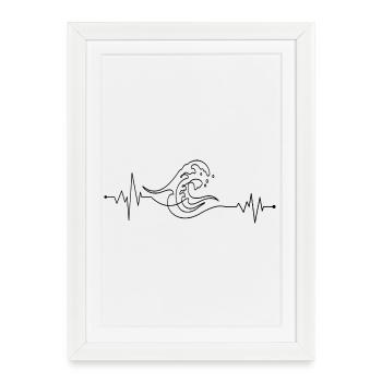 design_not_provided - Framed poster (27 × 37 cm) - white - Front