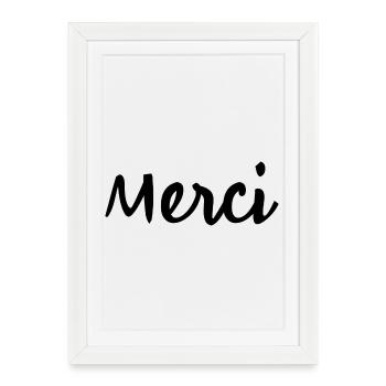 THANK YOU. MISTRESS. MASTER. THANK YOU MISTRESS - Framed poster (27 × 37 cm) - white - Front