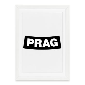 Prague Chapter Element (Bachelor Party MC Rocker Design) - Framed poster (27 × 37 cm) - white - Front