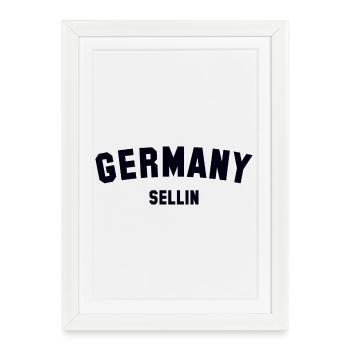 SELLIN Allemagne - Affiche encadrée (27 × 37 cm) - blanc - Devant