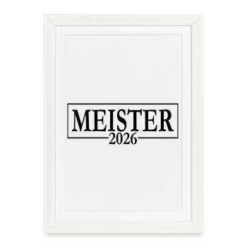 Champion 2026 Championship - Framed poster (27 × 37 cm) - white - Front