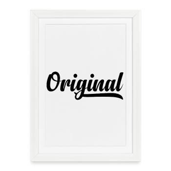 Langue source - Affiche encadrée (27 × 37 cm) - blanc - Devant