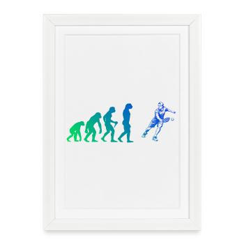 Idée cadeau pour un athlète de pickleball pour l’anniversaire - Affiche encadrée (27 × 37 cm) - blanc - Devant