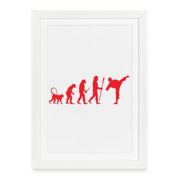Development of Karate - Framed poster (27 × 37 cm) - white - Front