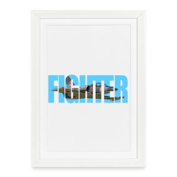 Fighter L-39 Albatros - Framed poster (27 × 37 cm) - white - Front