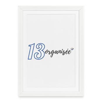 13 organized - Framed poster (27 × 37 cm) - white - Front