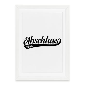 Remise des diplômes 2026 - Affiche encadrée (27 × 37 cm) - blanc - Devant