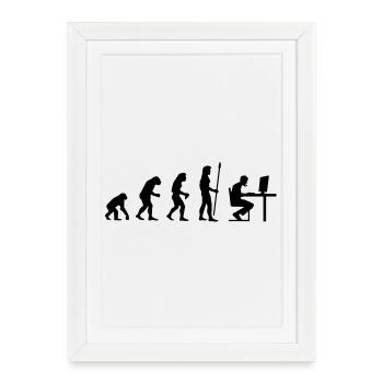 evolution_pc_gamer4 - Framed poster (27 × 37 cm) - white - Front
