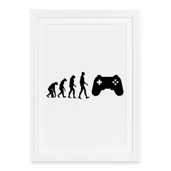 Gamer / Gaming - Affiche encadrée (27 × 37 cm) - blanc - Devant