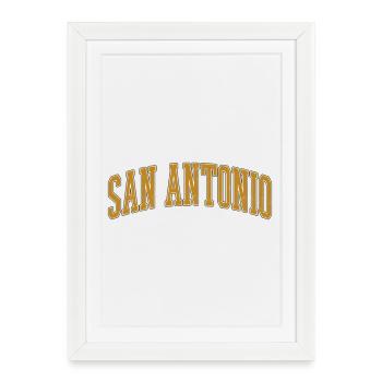 San Antonio Vintage Arc - Framed poster (27 × 37 cm) - white - Front