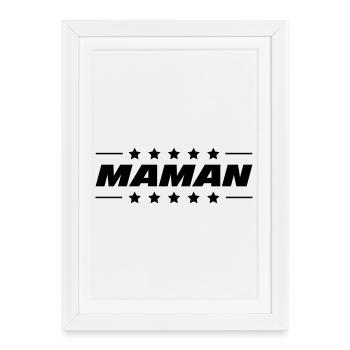 Mom / Mother's Day - Framed poster (27 × 37 cm) - white - Front