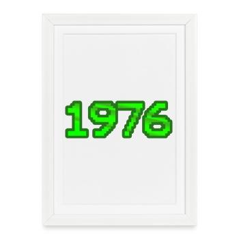 Nerd 1976 - Framed poster (27 × 37 cm) - white - Front