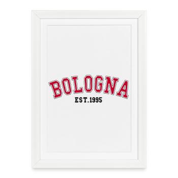 Bologna Est. 1995 - Framed poster (27 × 37 cm) - white - Front