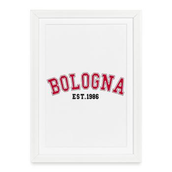 Bologna Est. 1986 - Framed poster (27 × 37 cm) - white - Front