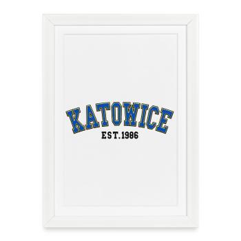 Katowice Est. 1986 - Framed poster (27 × 37 cm) - white - Front