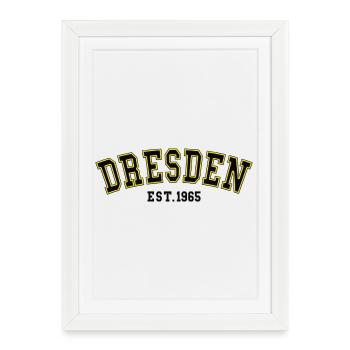 Dresde Est. 1965 - Affiche encadrée (27 × 37 cm) - blanc - Devant