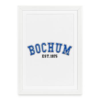 Bochum Est. 1975 - Affiche encadrée (27 × 37 cm) - blanc - Devant